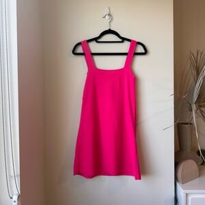 ZARA Knit Square Neck Mini Dress – Pink, size Small